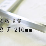 堺石藤 貞宗 蛸引包丁 210mm 和包丁 刺身包丁