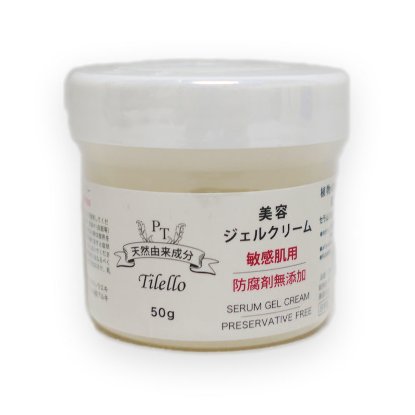 ティレロ　ジェルクリーム　敏感肌用　天然由来成分　防腐剤無添加-3